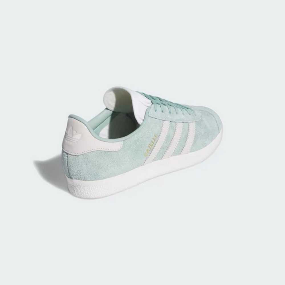 Adidas Gazelle Women's Size 6 Athletic Shoes Green OFF White Sneakers IG4393 - Picture 6 of 9
